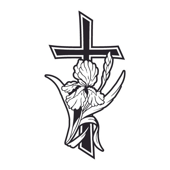 FLORAL CROSS 011