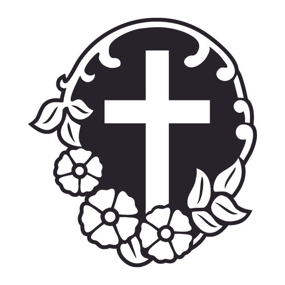 FLORAL CROSS 017