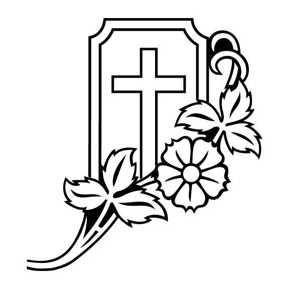 FLORAL CROSS 020
