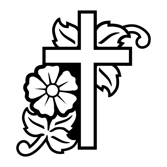 FLORAL CROSS 022