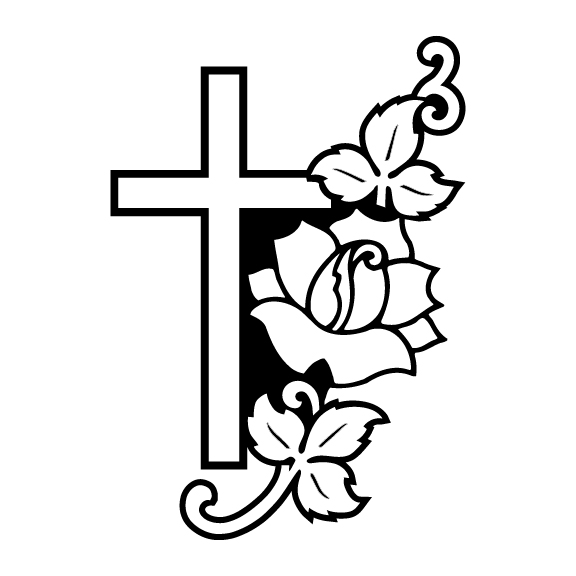 FLORAL CROSS 031