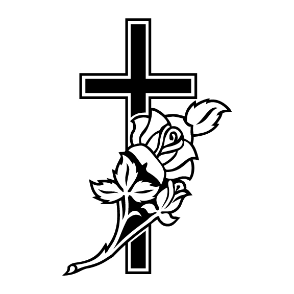 FLORAL CROSS 032
