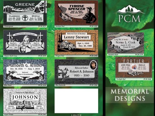 Brochures – Design Memorials