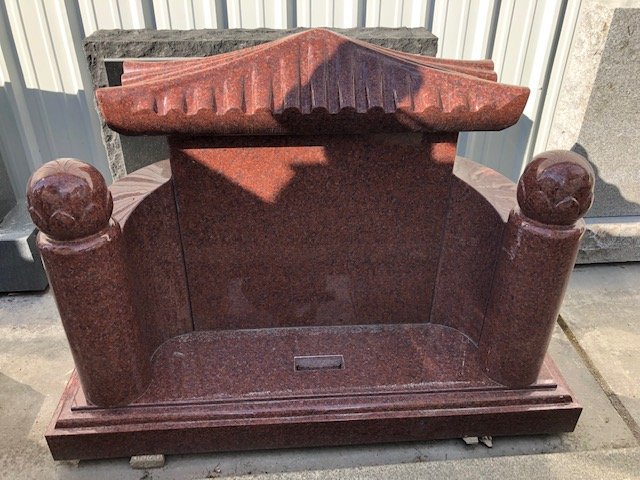 Imperial Red Pagoda Style Upright Monument (ISP 1)