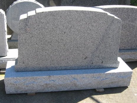 Sierra White Granite Companion Upright Monument