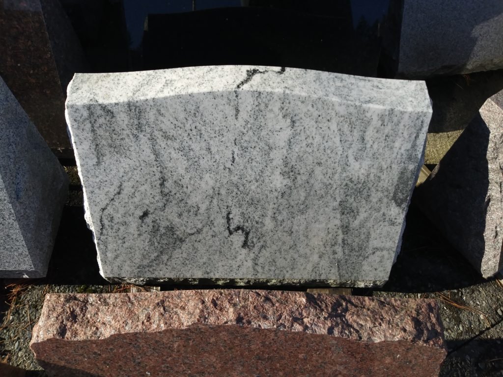 Viscount White Granite Slant