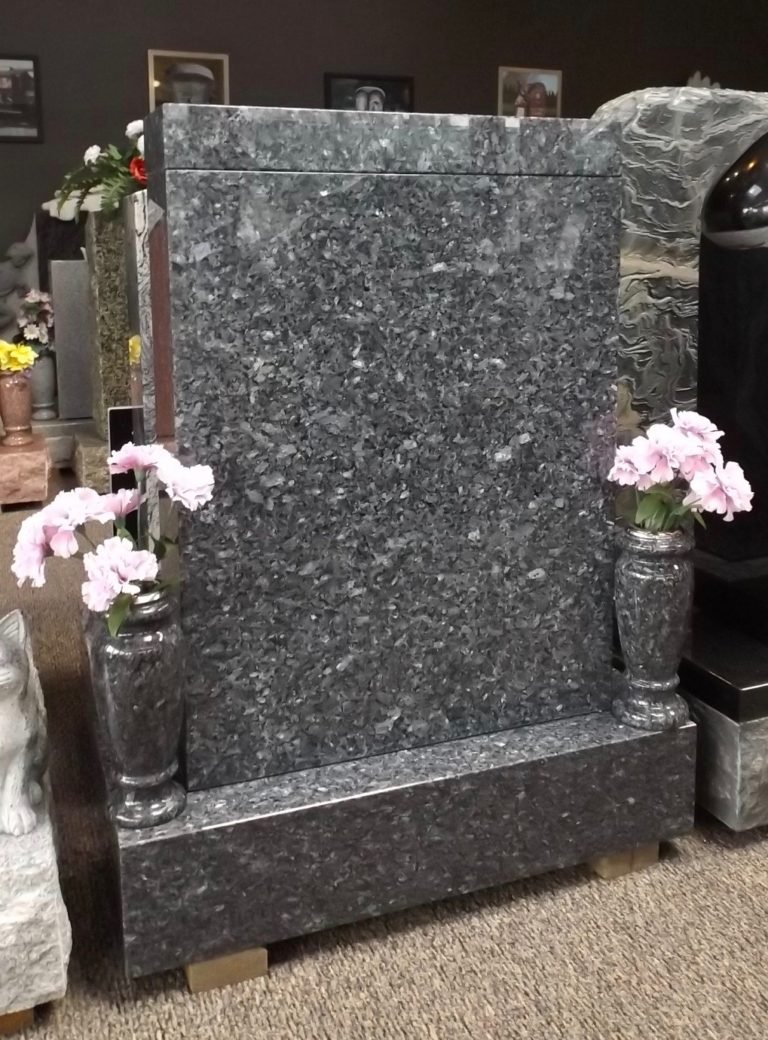 Blue Pearl Granite Upright Monument